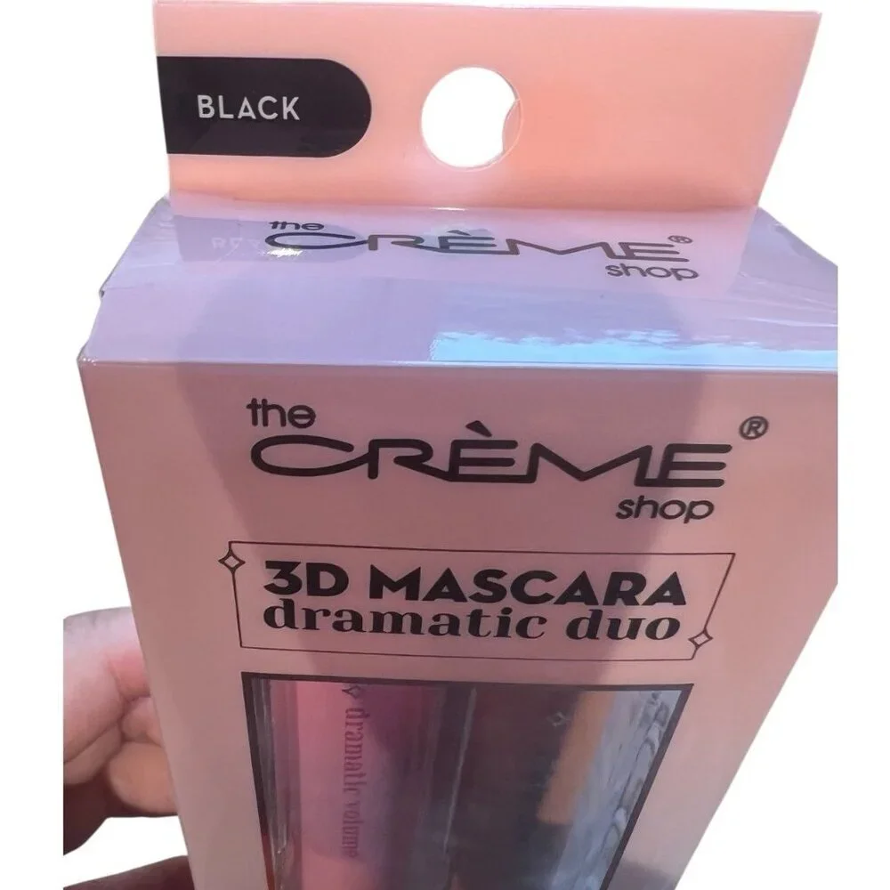 The Creme Shop 3D Mascara Duo 2 Piece Dramatic Volume False Effect Biotin